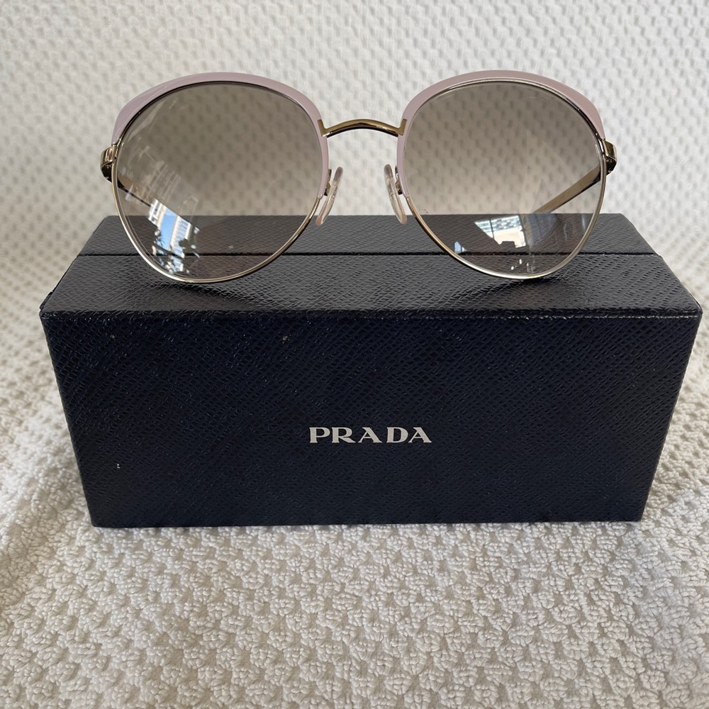 Prada Gold & Lilac Sunglasses